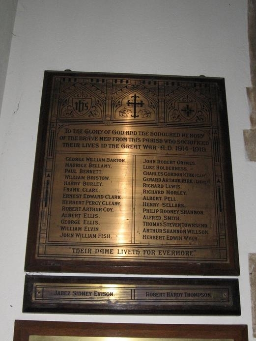 plaque ww1